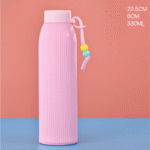 Double-Layer Anti-Scalding Glass Inside and Plastic Outside, Anti-Fall, Simple Water Bottle - Image 3