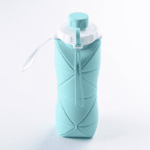 Folding Silicone Large Lightweight Sports Outdoor Travel Portable Collapsible Water Bottle 600ml - Image 7