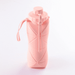 Folding Silicone Large Lightweight Sports Outdoor Travel Portable Collapsible Water Bottle 600ml - Image 5