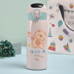 500Ml Bear Multifunctional Thermos Cute Cartoon Portable Stainless Steel Kid Water Bottle - Image 7