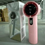 Portable Turbo USB Charging Rechargeable High-Speed Mini Fan with Digital Display 100 Gears Portable Cooling Mini Fan - Image 7