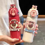 Disney Double Drink Kidsren's Insulated Water Bottle 500Ml StainlessCup for School Boys and Girls