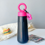 Simple stainless steel thermos for girls flower handle thickened vacuum outdoor portable travel cup - Image 7