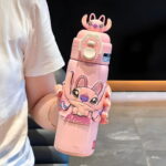 Disney Double Drink Kidsren's Insulated Water Bottle 500Ml StainlessCup for School Boys and Girls - Image 9