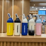 Fashionable Sports Insulated Straw Cup Anti-Drop Portable Leak-Proof Bottle - Image 2