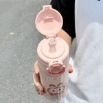 Thermos Double Drinking System Water Bottle for Students Going to School, Boys and Girls - Image 2