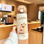 Thermos Double Drinking System Water Bottle for Students Going to School, Boys and Girls - Image 4