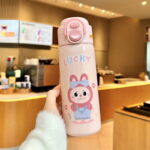 Thermos Double Drinking System Water Bottle for Students Going to School, Boys and Girls - Image 5