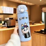 Thermos Double Drinking System Water Bottle for Students Going to School, Boys and Girls - Image 6