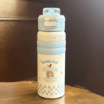 Kidsren's Thermos Double Drinking System  Straw Cartoon Water Bottle - Image 8