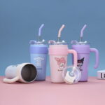 Sanrio Tumbler Insulated Coffee and Cola Cup with Handle and Straw - Image 4