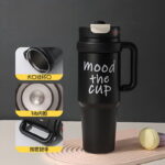 Stainless Steel Insulated Portable Double Drinking System High-Capacity Ice Cup Stanley - Image 3