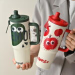 Luxury Twilight 316 Stainless Steel Double Drinking System Thermos Tumbler