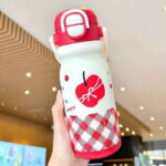 Portable Double Drinking System Thermos Stainless Steel Water Bottles for Children
