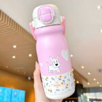 Portable Double Drinking System Thermos Stainless Steel Water Bottles for Children - Image 11