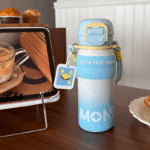 Flip-Top Double-Drink Thermal Portable 316 Stainless Steel Water Bottle - Image 5