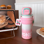 Flip-Top Double-Drink Thermal Portable 316 Stainless Steel Water Bottle - Image 6