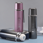 Sling Bullet-Shaped Stainless Steel Thermos Outdoor Portable Flask - Image 2