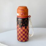 Outdoor portable sports double drinking straw cover car insulation cup - Image 6