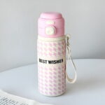 Outdoor portable sports double drinking straw cover car insulation cup - Image 7