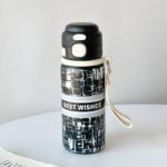 Outdoor portable sports double drinking straw cover car insulation cup - Image 8