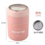 Double-layer Stainless Steel Soup Cup Japanese-style Portable Insulated Lunch Box Food Sealed Leak-proof Breakfast Cup Bowl - Image 4