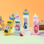 Cute Labubu Thermos for Students and Kidsren Double Drinking Portable Sports 316
