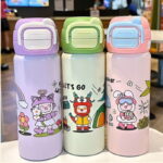 Cartoon Double Drink Children's Portable Thermos - Image 2