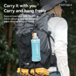 Rock Brothers TPU Soft Foldable & Portable Outdoor Water Bottle - Image 4