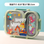 Kidsren's Kindergarten Lunch Box with 2 compartment - Image 5