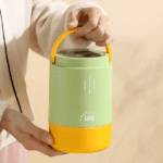 Portable Bucket Lunch Box with Lid Tableware - Image 2