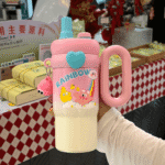 Happy Rainbow Travel Thermos Tumbler - Image 2