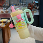 Happy Rainbow Travel Thermos Tumbler - Image 6