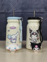 Sanrio Characters Stainless Steel Water Bottle & Metal Straw - Image 7