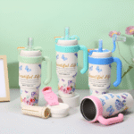 Butterfly Print Beautiful Life Tumbler - Image 2